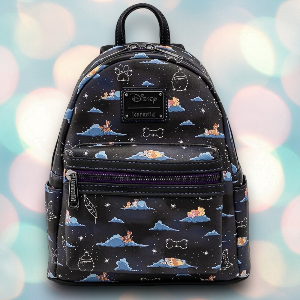 BRAND NEW Disney Loungefly Classic Characters Clouds Mini Backpack